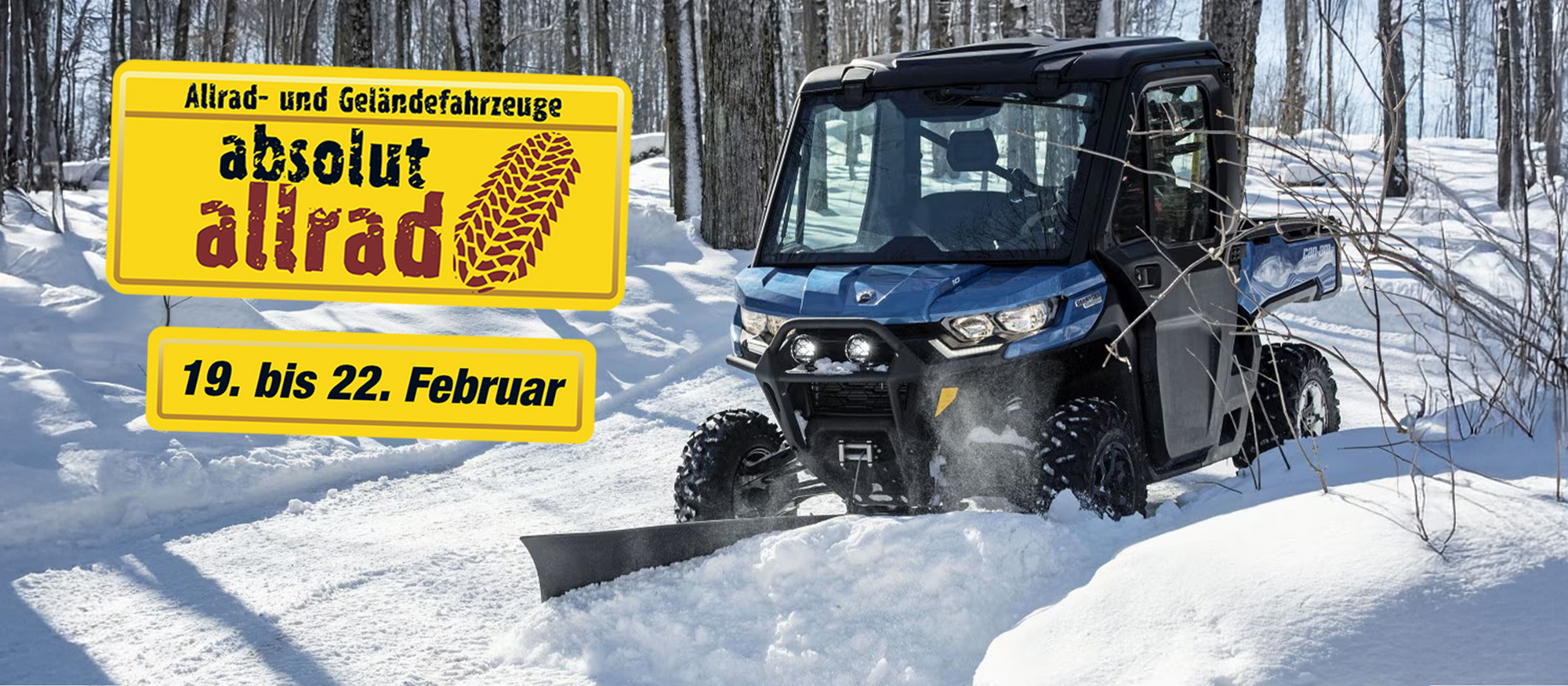 Absolut Allrad 2026 | 19. bis 22. Februar Messehinweis Absolut Allrad 2026