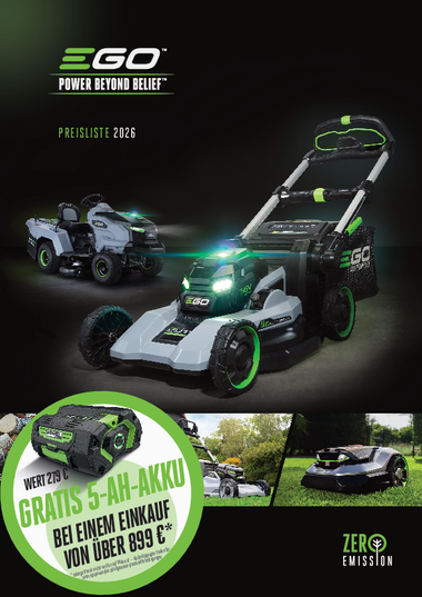 Symbolbild EGO Power+ Preisliste