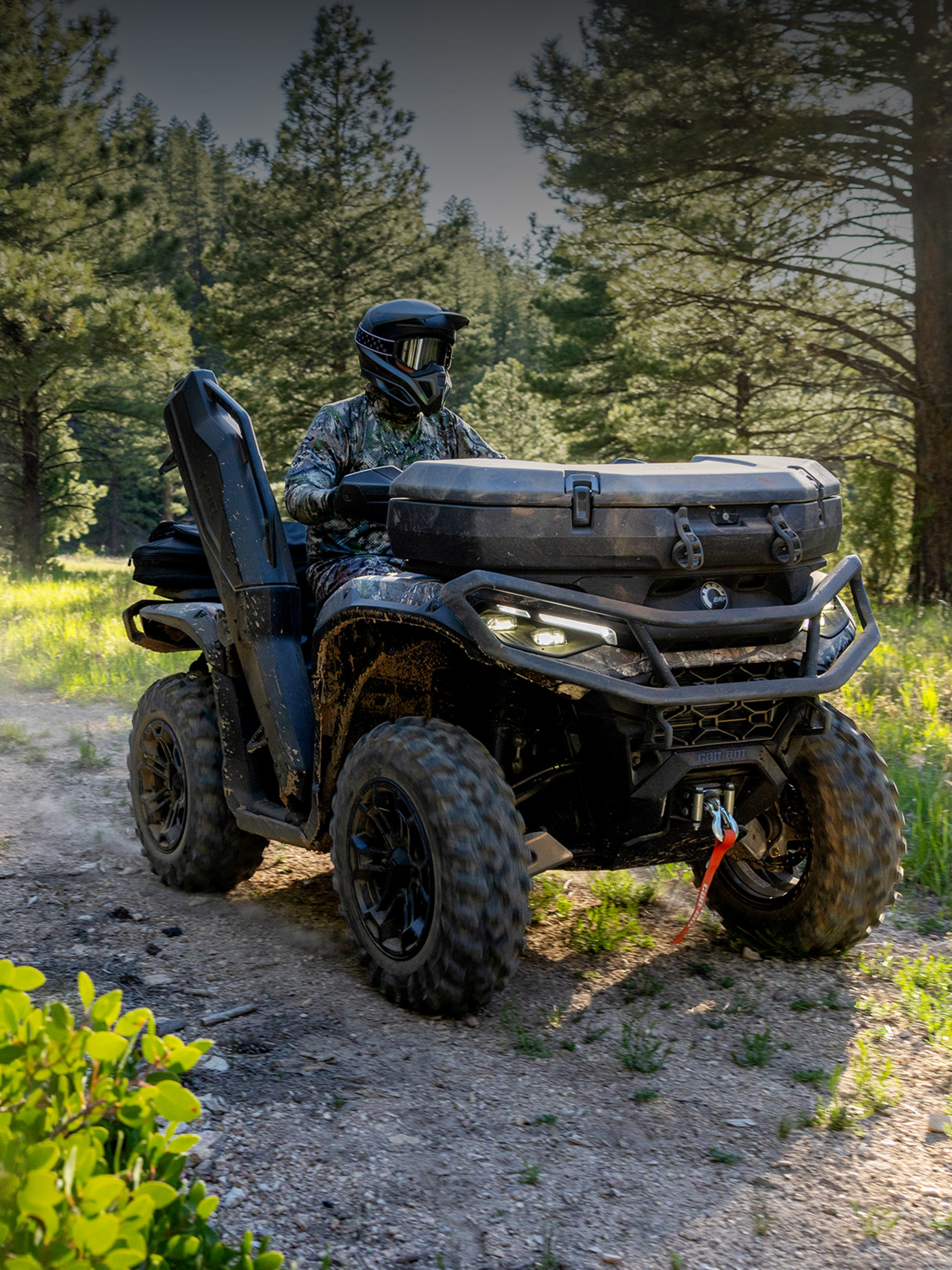 Can-Am ATV im Gelände.