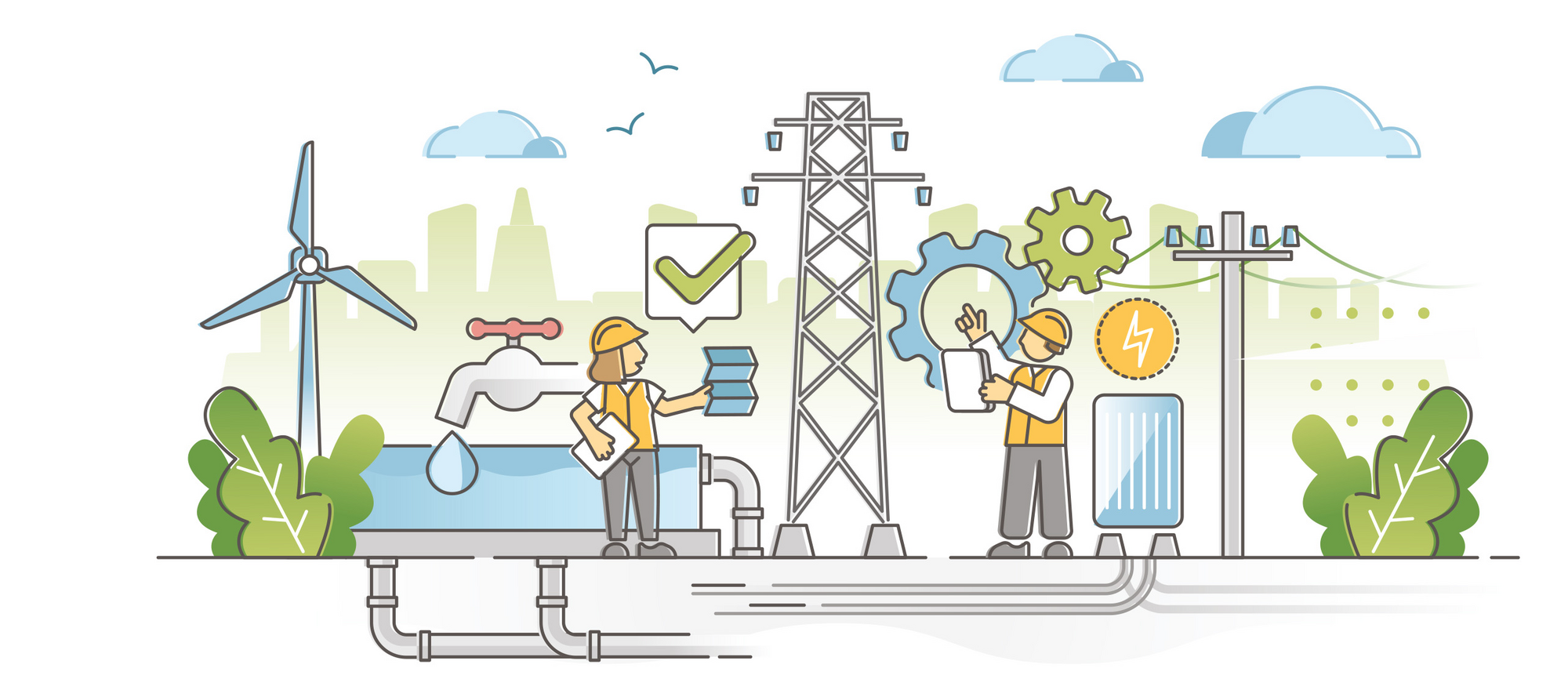 Eingeschränkter Betrieb Beispielbild Wartungsarbeiten